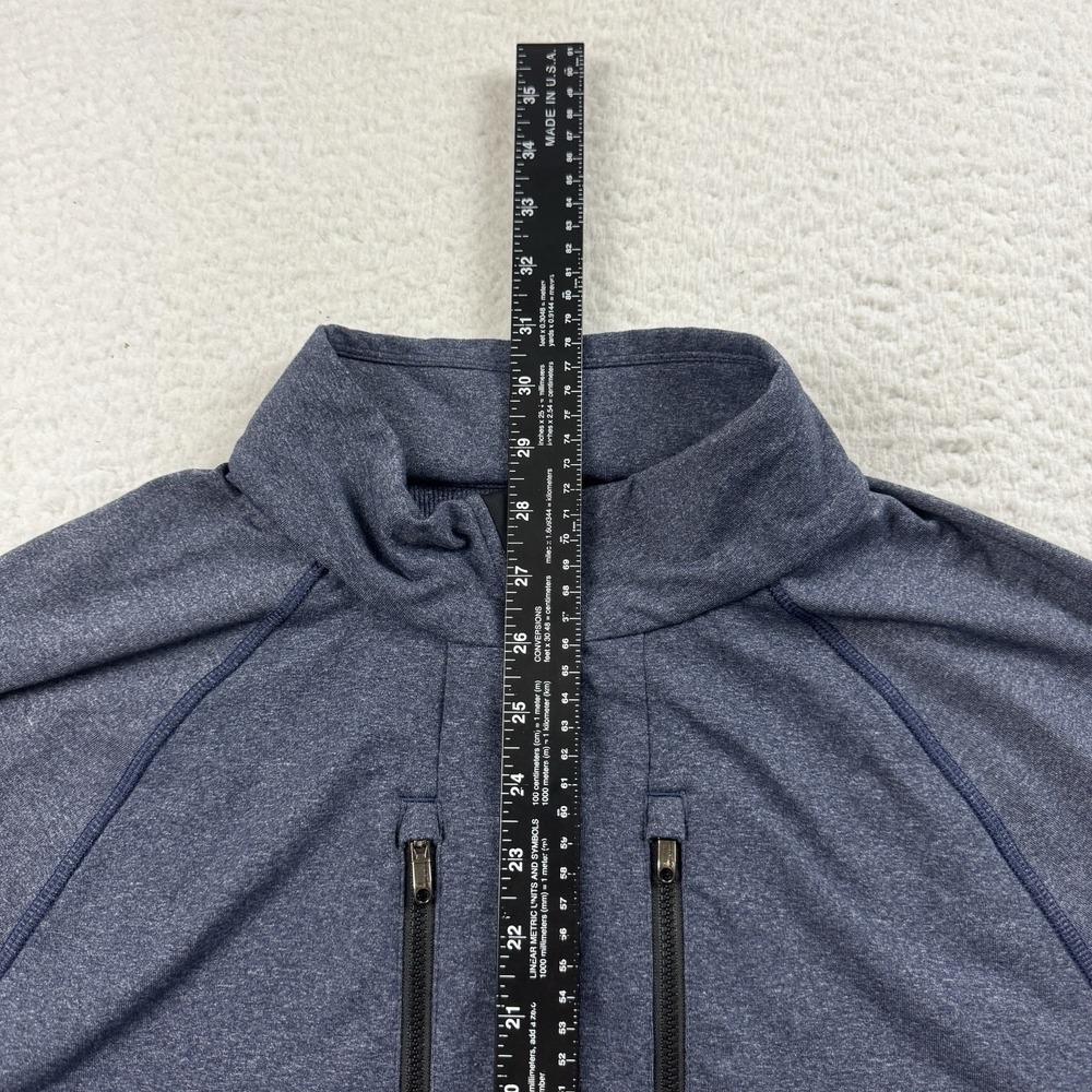 Lululemon Jacket Men's 2XL Blue Full Zip Shift Four Way Stretch Sweat Wicking - Picture 2 of 5